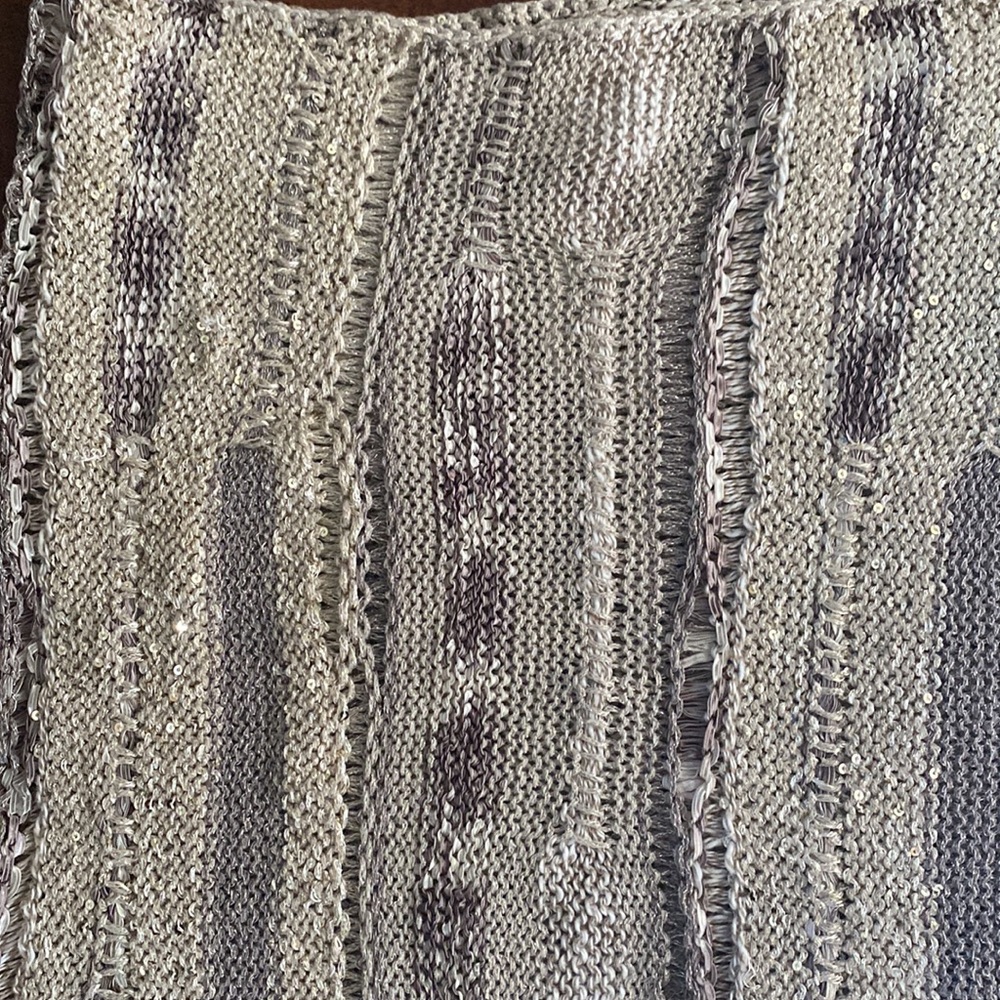 Chico’s Gold Poncho - Picture 10 of 13